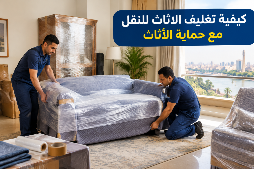 =كيفية تغليف الاثاث للنقل - خدمة نقل العفش والأثاث بطريقة احترافية