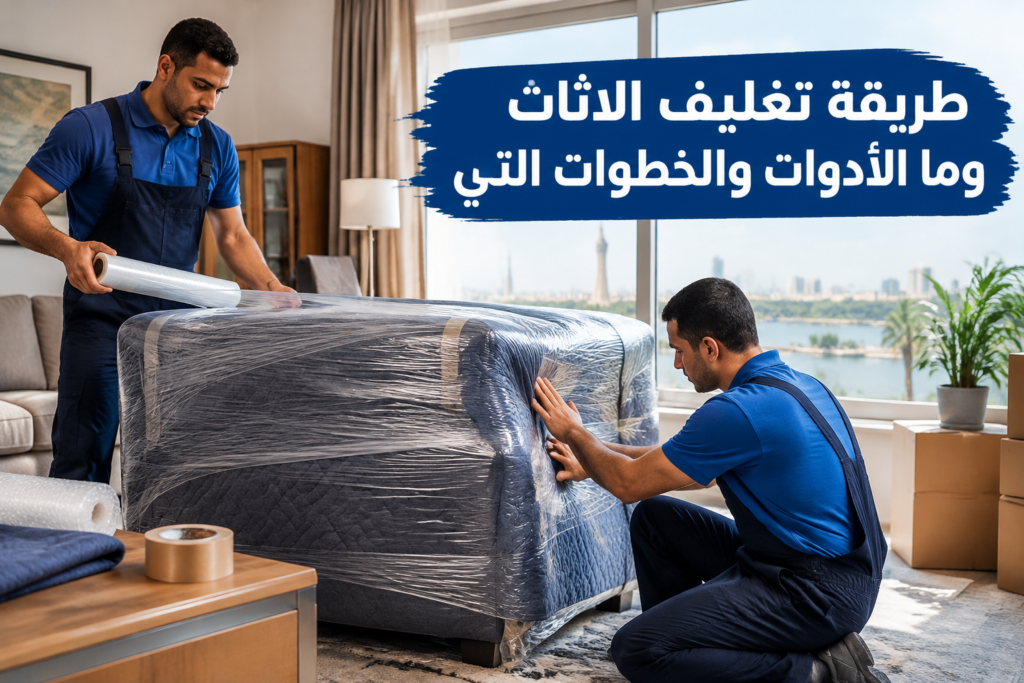 =طريقة تغليف الاثاث - خدمة نقل العفش والأثاث بطريقة احترافية
