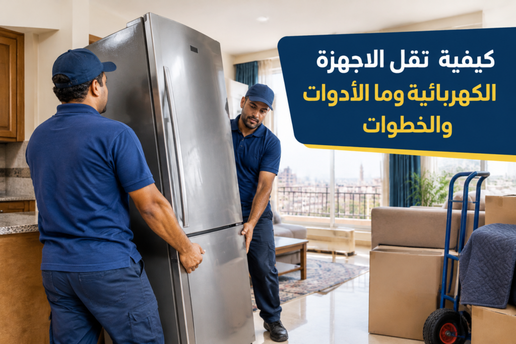=كيفية نقل الاجهزة الكهربائية - خدمة نقل العفش والأثاث بطريقة احترافية