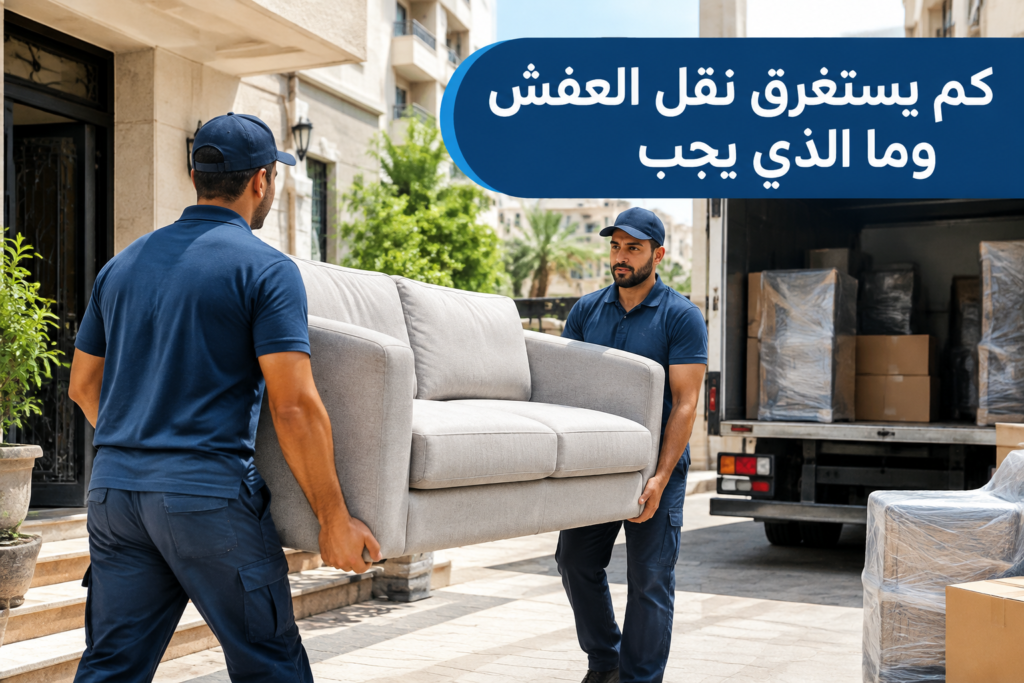=كم يستغرق نقل العفش - خدمة نقل العفش والأثاث بطريقة احترافية