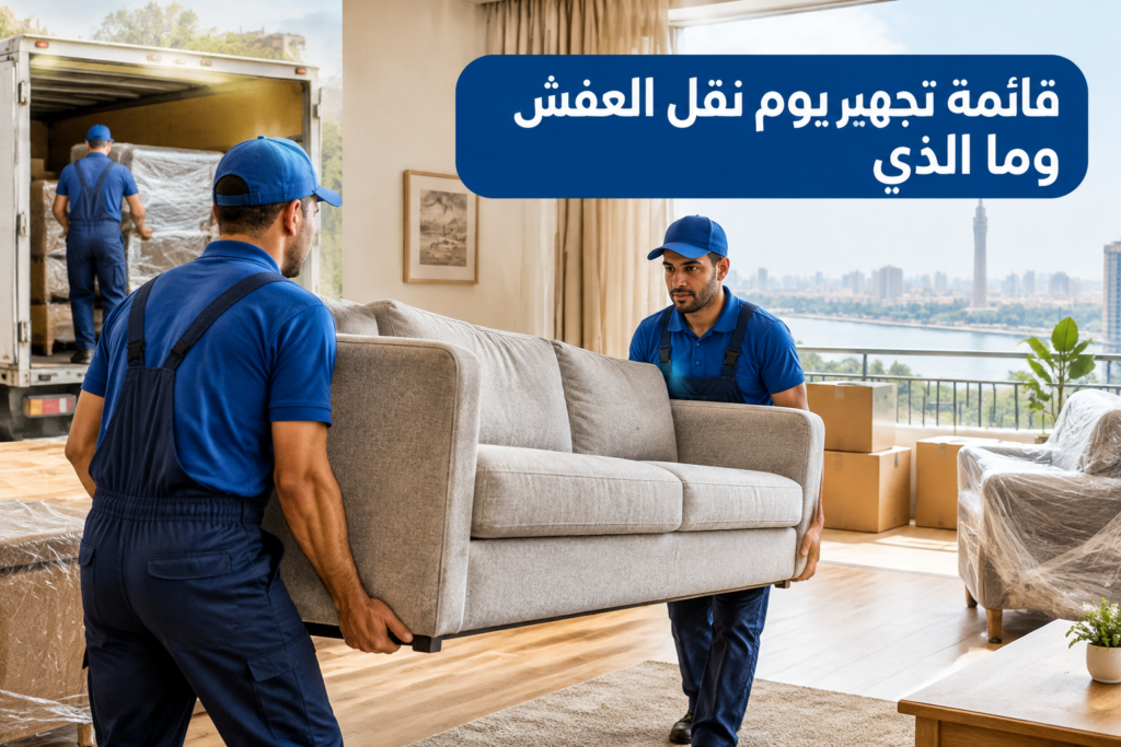 =قائمة تجهيز يوم نقل العفش - خدمة نقل العفش والأثاث بطريقة احترافية