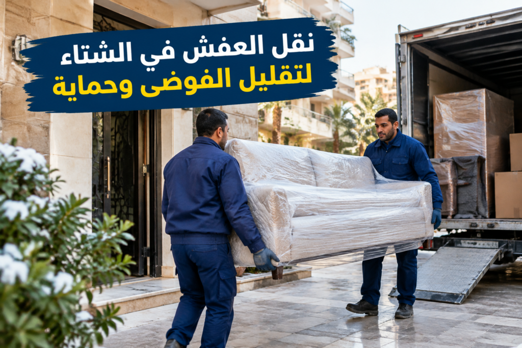 =نقل العفش في الشتاء - خدمة نقل العفش والأثاث بطريقة احترافية
