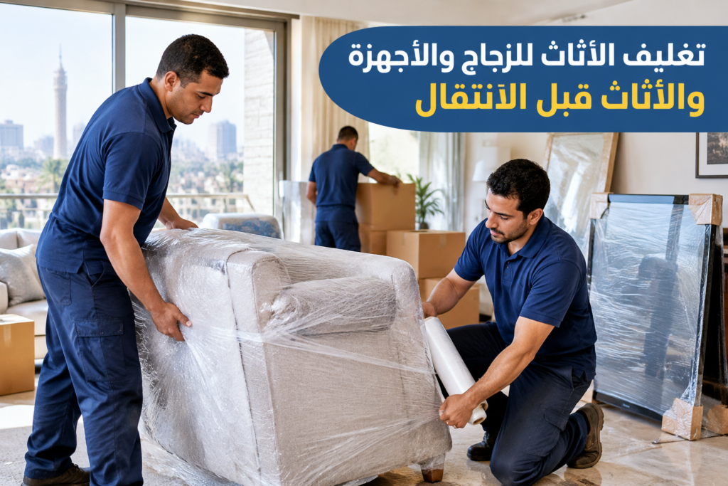 =تغليف الاثاث - خدمة نقل العفش والأثاث بطريقة احترافية