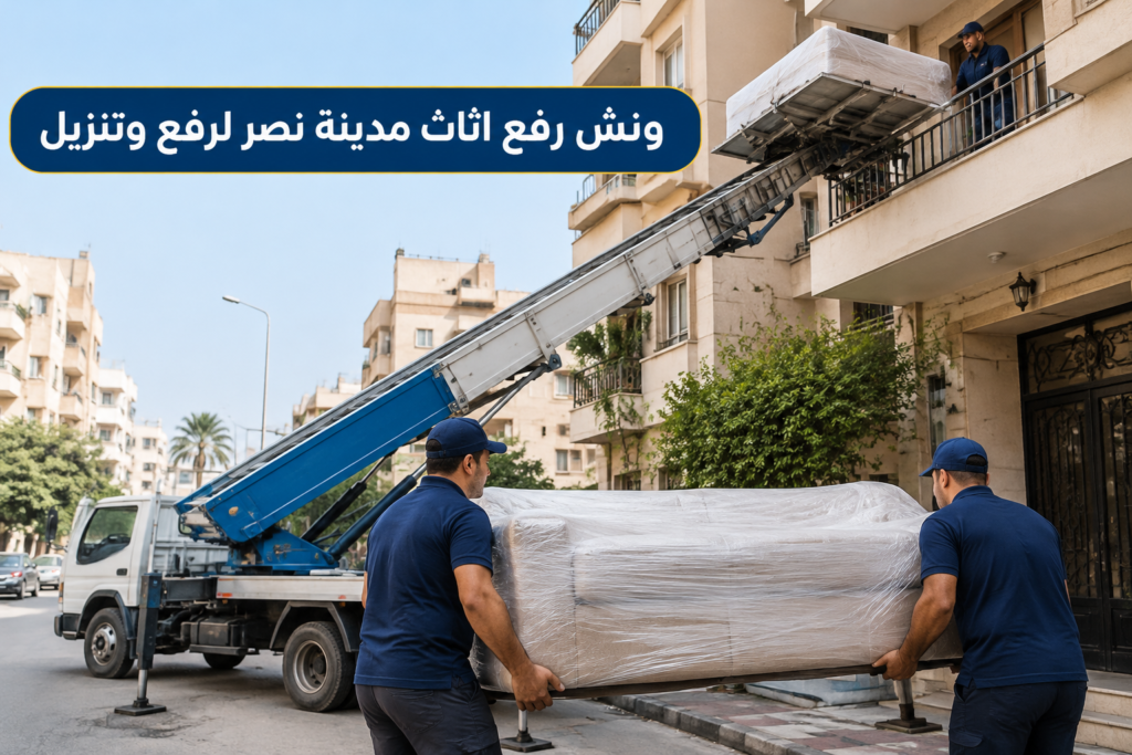 =ونش رفع اثاث مدينة نصر - خدمة نقل العفش والأثاث بطريقة احترافية