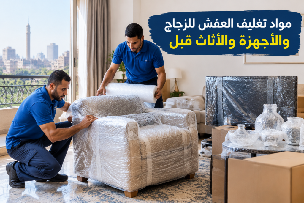 =مواد تغليف العفش - خدمة نقل العفش والأثاث بطريقة احترافية
