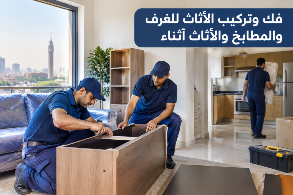 =فك وتركيب الأثاث - خدمة نقل العفش والأثاث بطريقة احترافية