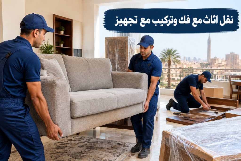 =نقل اثاث مع فك وتركيب - خدمة نقل العفش والأثاث بطريقة احترافية