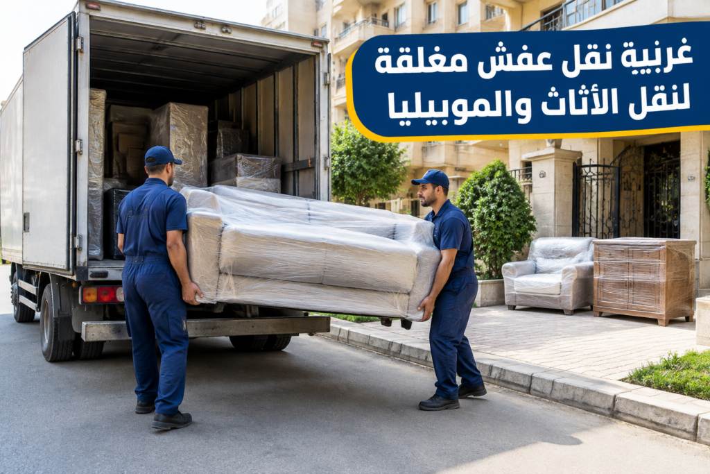 =عربية نقل عفش مغلقة - خدمة نقل العفش والأثاث بطريقة احترافية