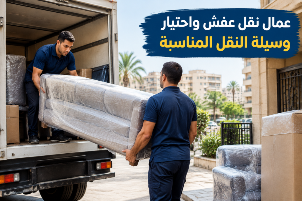 =عمال نقل عفش - خدمة نقل العفش والأثاث بطريقة احترافية