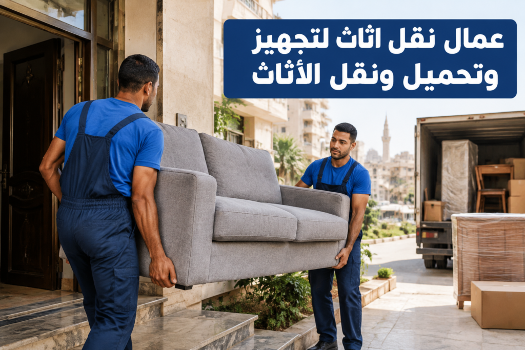=عمال نقل اثاث - خدمة نقل العفش والأثاث بطريقة احترافية