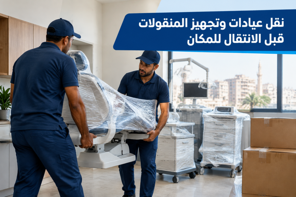 =نقل عيادات - خدمة نقل العفش والأثاث بطريقة احترافية