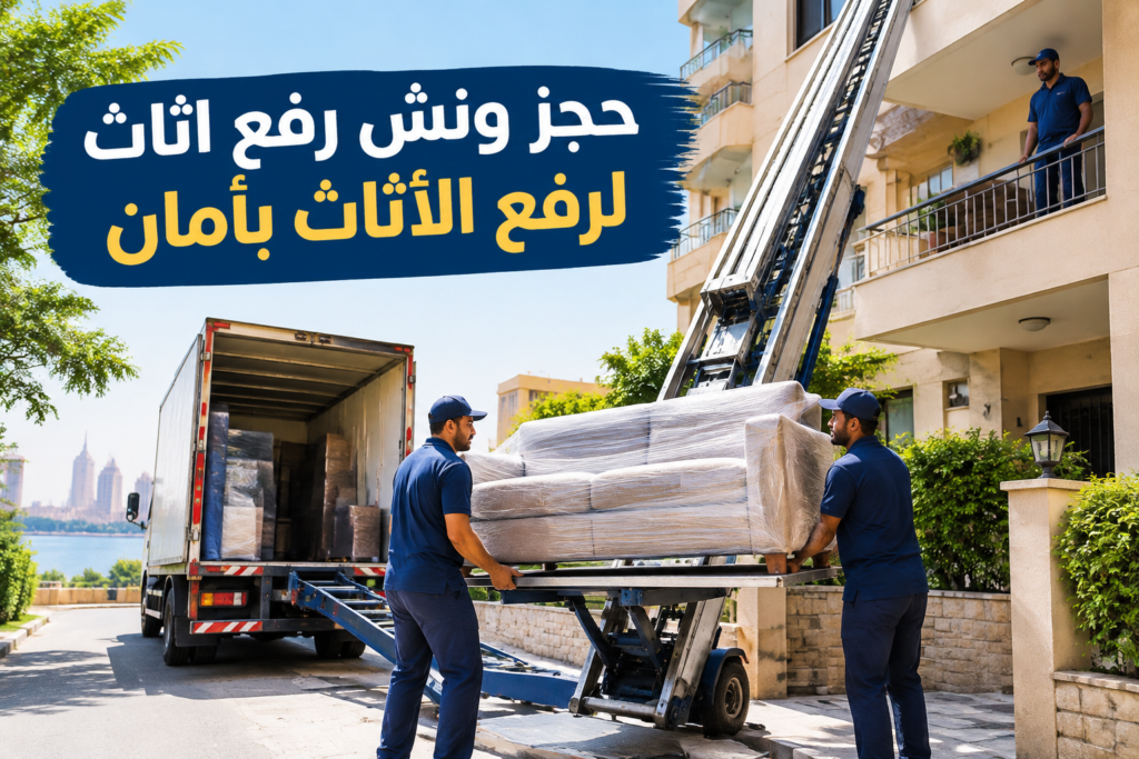 =حجز ونش رفع اثاث - خدمة نقل العفش والأثاث بطريقة احترافية