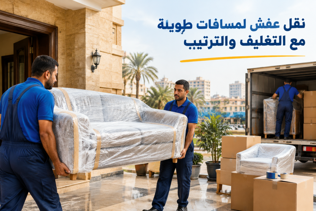 =نقل عفش لمسافات طويلة - خدمة نقل العفش والأثاث بطريقة احترافية