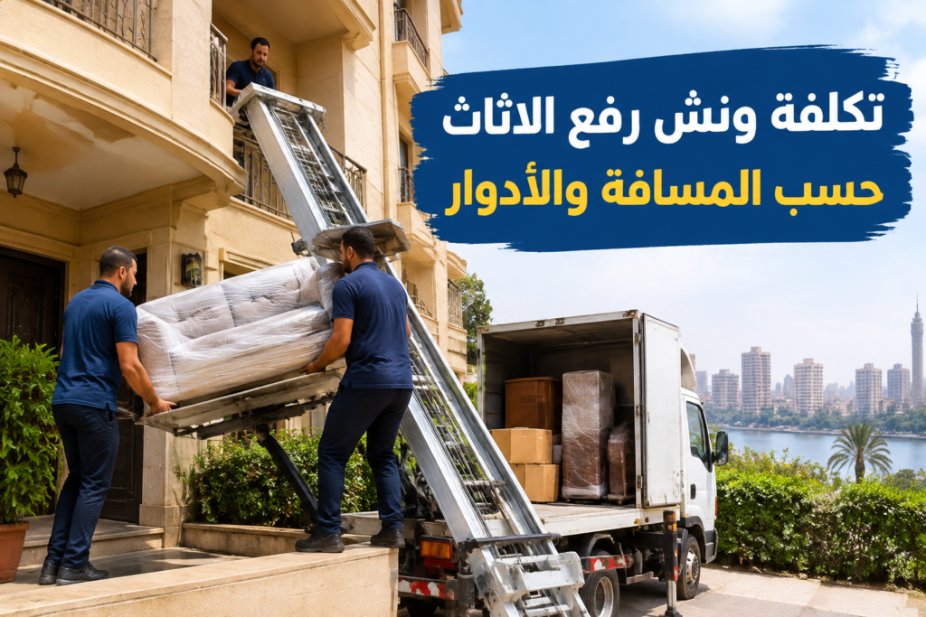 =تكلفة ونش رفع الاثاث - خدمة نقل العفش والأثاث بطريقة احترافية